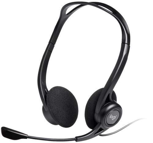 Гарнитура Logitech PC960 Corded Stereo Headset BLACK фото1