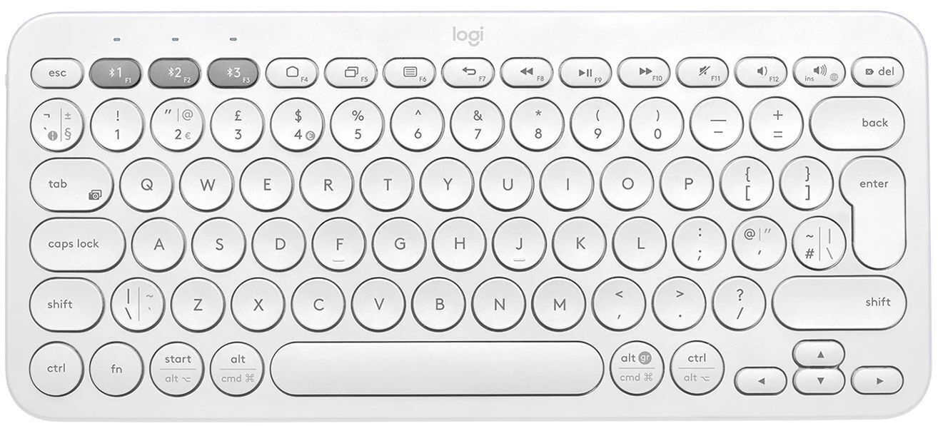 Клавиатура Logitech Pebble Keys 2 K380s, TONAL WHITE фото1