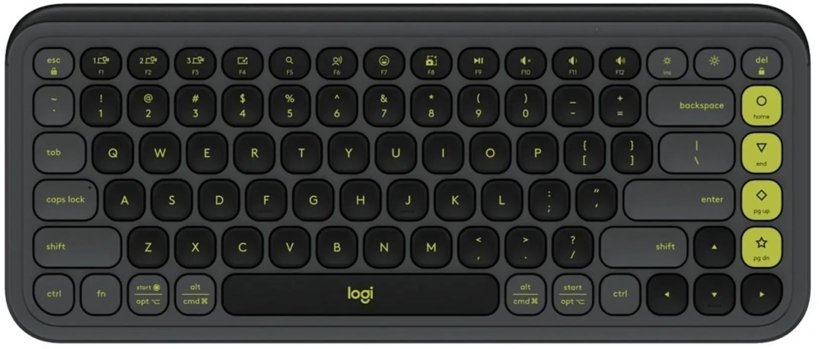 Клавиатура Logitech POP ICON KEYS, GRAPHITE фото1