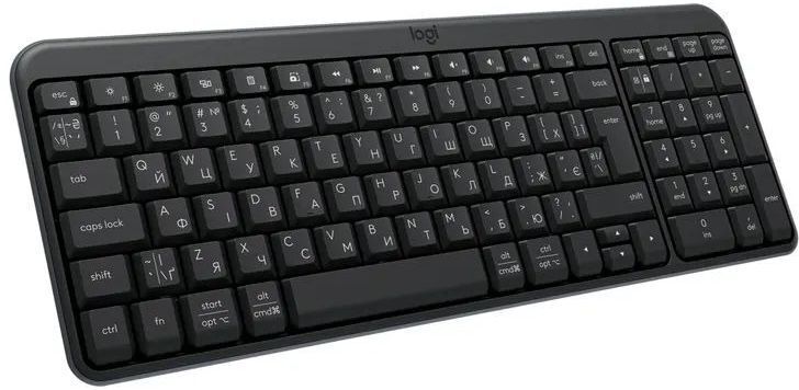 Клавиатура Logitech K250 Compact Bluetooth Wireless Keyboard, GRAPHITE фото1