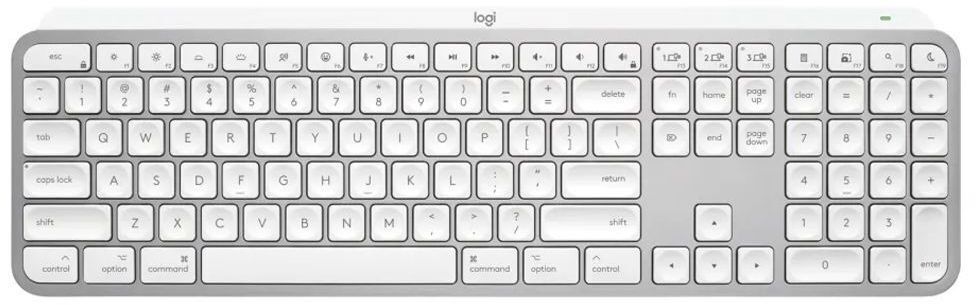 Клавиатура Logitech MX Keys S for Mac Wireless Keyboard, PALE GREY фото1