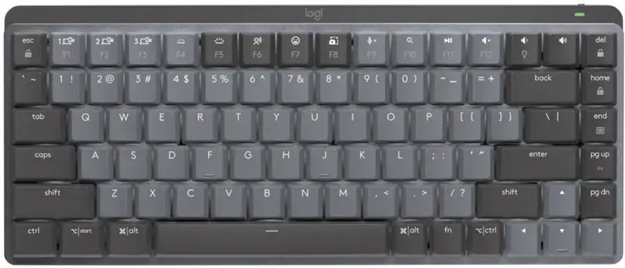 Клавиатура Logitech MX Mechanical Mini Bluetooth Illuminated Keyboard, GRAPHITE фото1