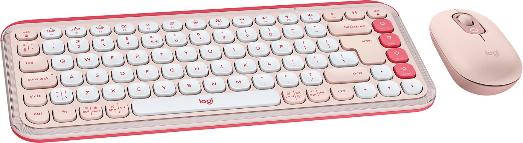 Комплект Logitech POP ICON COMBO, ROSE фото1
