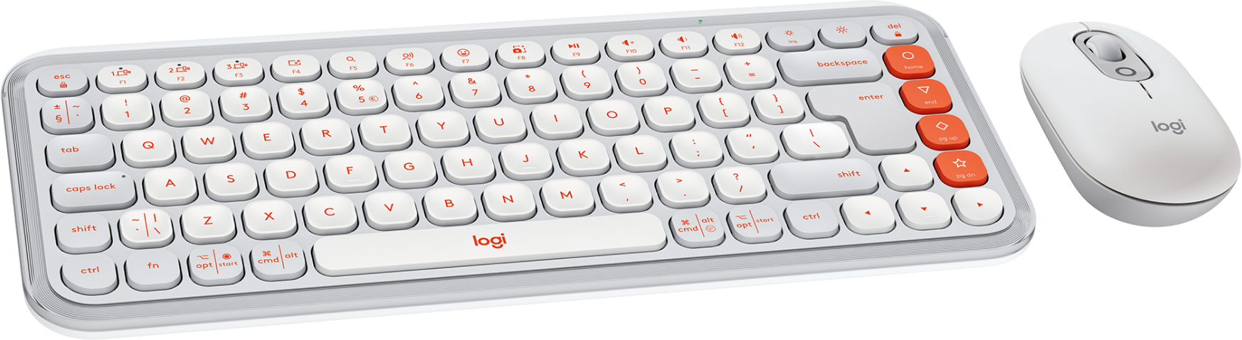 Комплект Logitech POP ICON COMBO, WHITE фото1