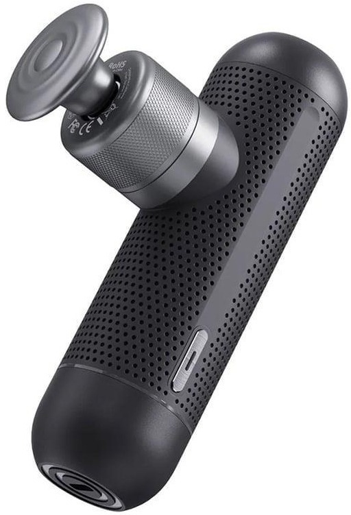 Перкуссионный ручной массажер для тела Oyeet NEX mini GREY (MG-M1) фото1