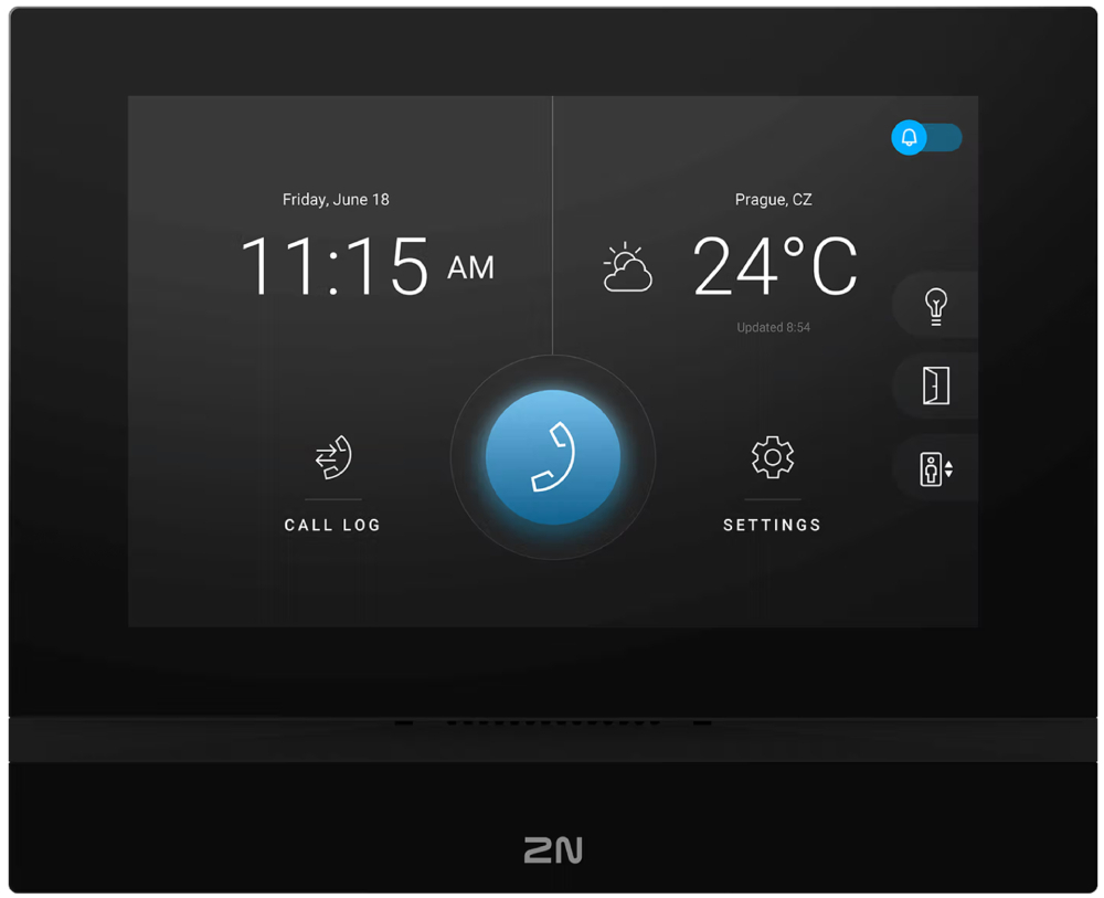 Абонентська відеопанель 2N ANSWERING UNIT INDOOR VIEW (91378601) BLACK фото1