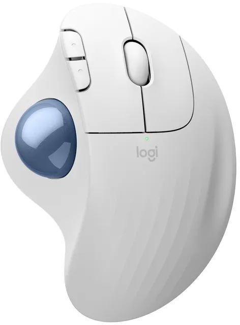 Мышь Logitech ERGO M575S Wireless Trackball, WHITE фото1