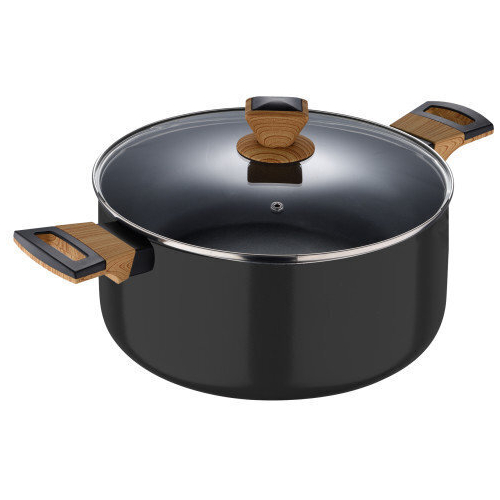 

Кастрюля с крышкой Bergner Earth black, 24 см, 4,3 л (BG-32036-BK)