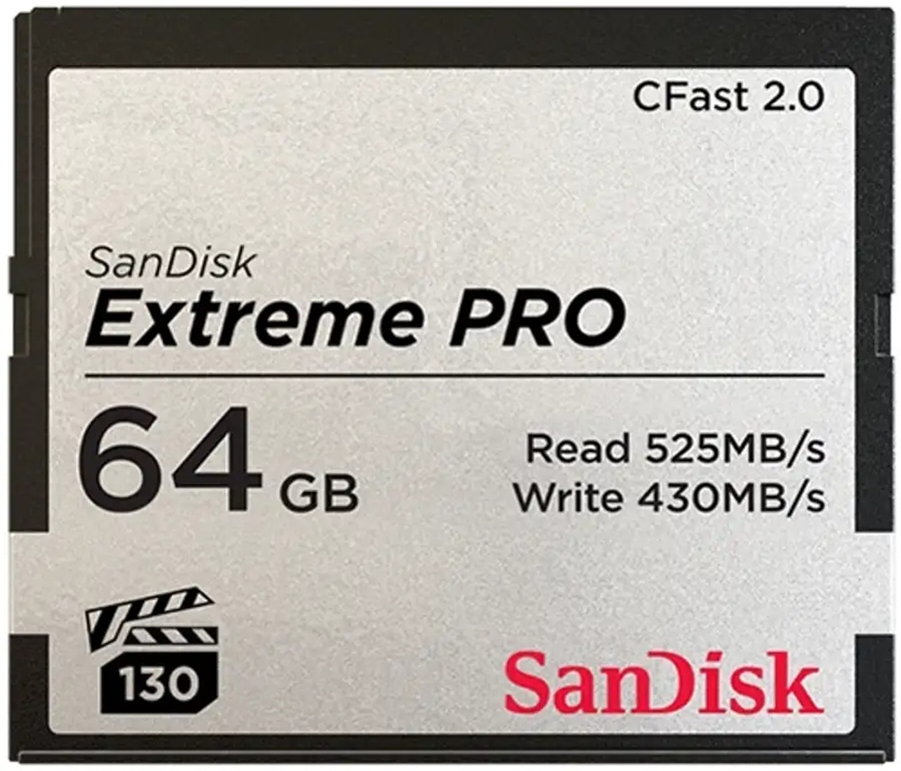 Карта пам'яті SANDISK Extreme Pro CompactFlash 64GB (SDCFSP-064G-G46D) фото1
