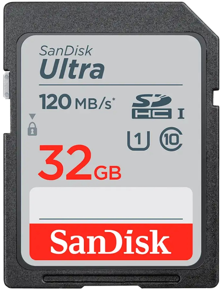 Карта пам'яті SanDisk 32GB SDHC class 10 UHS-I Ultra Lite (SDSDUNR-032G-GN3IN) фото1
