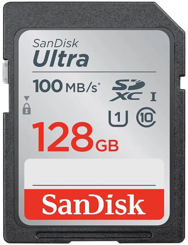Карта пам'яті SANDISK Ultra SDXC 128GB UHS-I U1 (SDSDUNR-128G-GN3IN) фото1