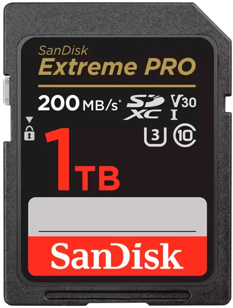 Карта памяти SanDisk 1TB SD class 10 UHS-I U3 V30 Extreme PRO (SDSDXXD-1T00-GN4IN) фото1