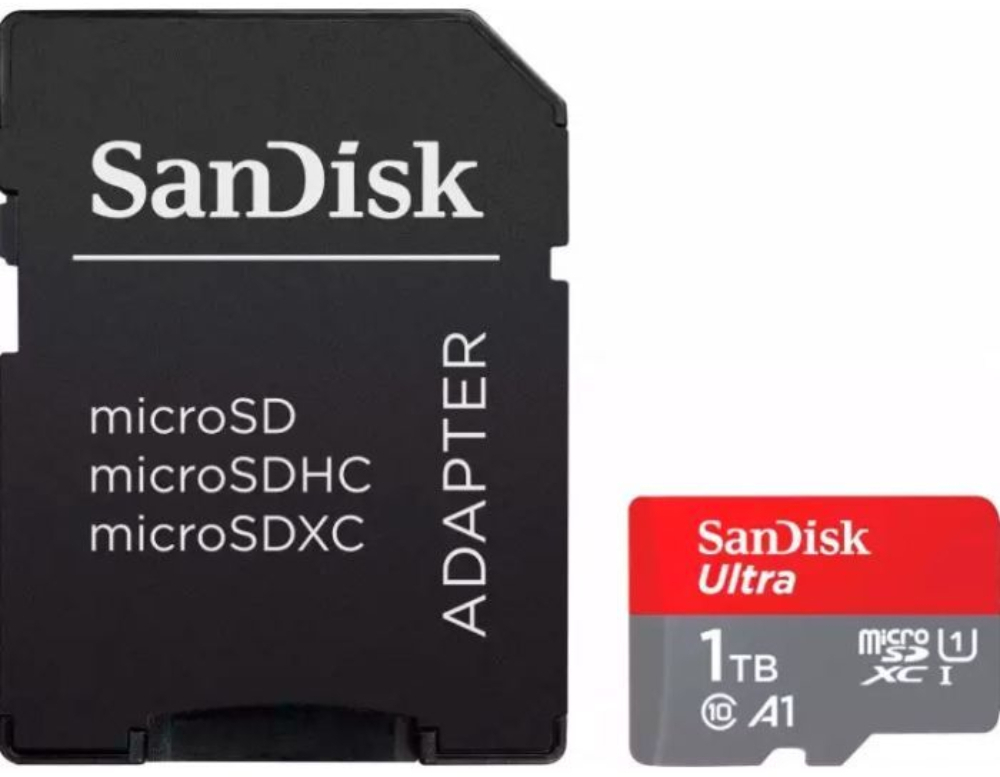 Карта памяти SanDisk 1 TB microSDXC UHS-I U1 V30 A2 Ultra (SDSQUAC-1T00-GN6MA) фото1