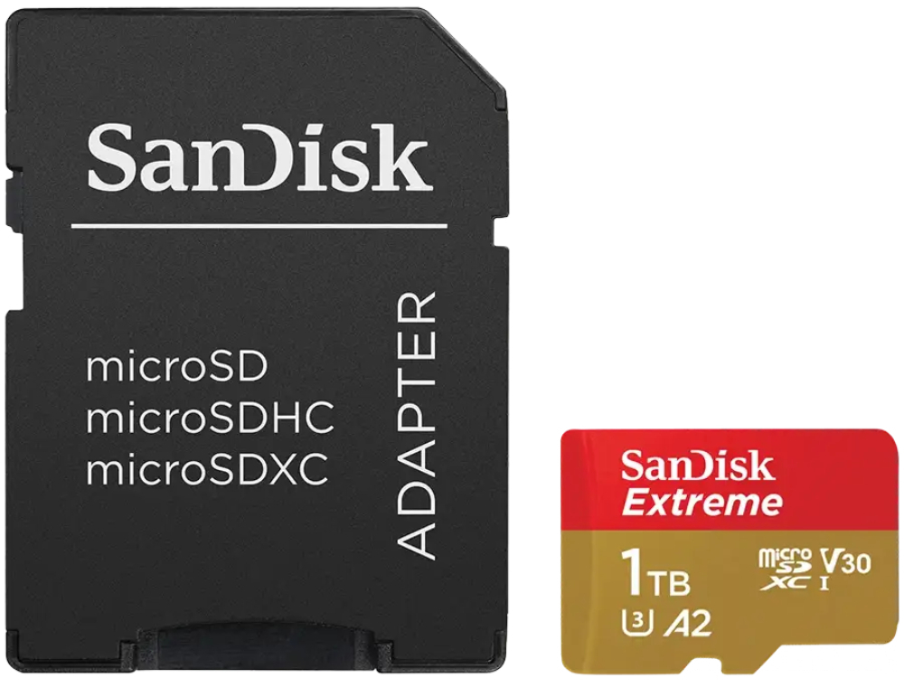 Карта памяти SanDisk 1TB microSD class 10 UHS-I U3 V30 Extreme (SDSQXAV-1T00-GN6MA) фото1