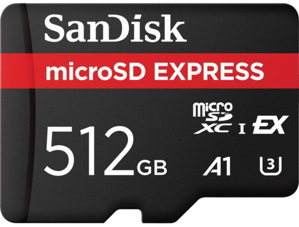 Карта памяти SanDisk microSD Express microSDXC UHS-I U3 A1 512 GB (SDSQXFN-512G-GN4NN) фото1