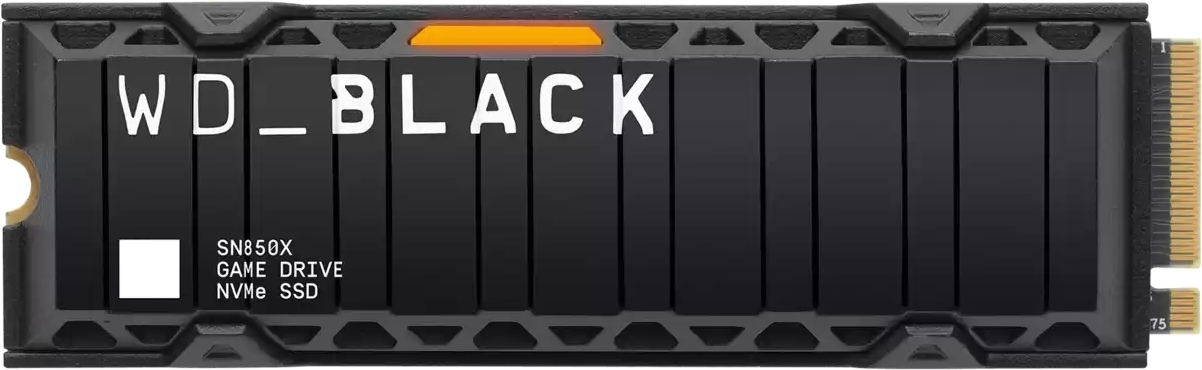 SSD накопичувач M.2 2280 1TB SN850X with Heatsink WD (WDS100T2XHE-00BCA0) фото1