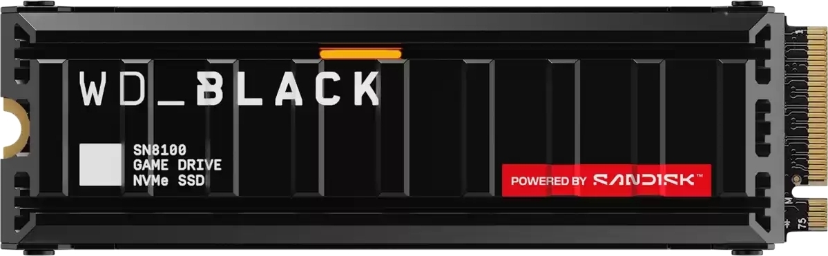 SSD накопичувач M.2 2280 1TB SN8100 With Heatsink WD (WDS100T1XHM-00CMT0) фото1