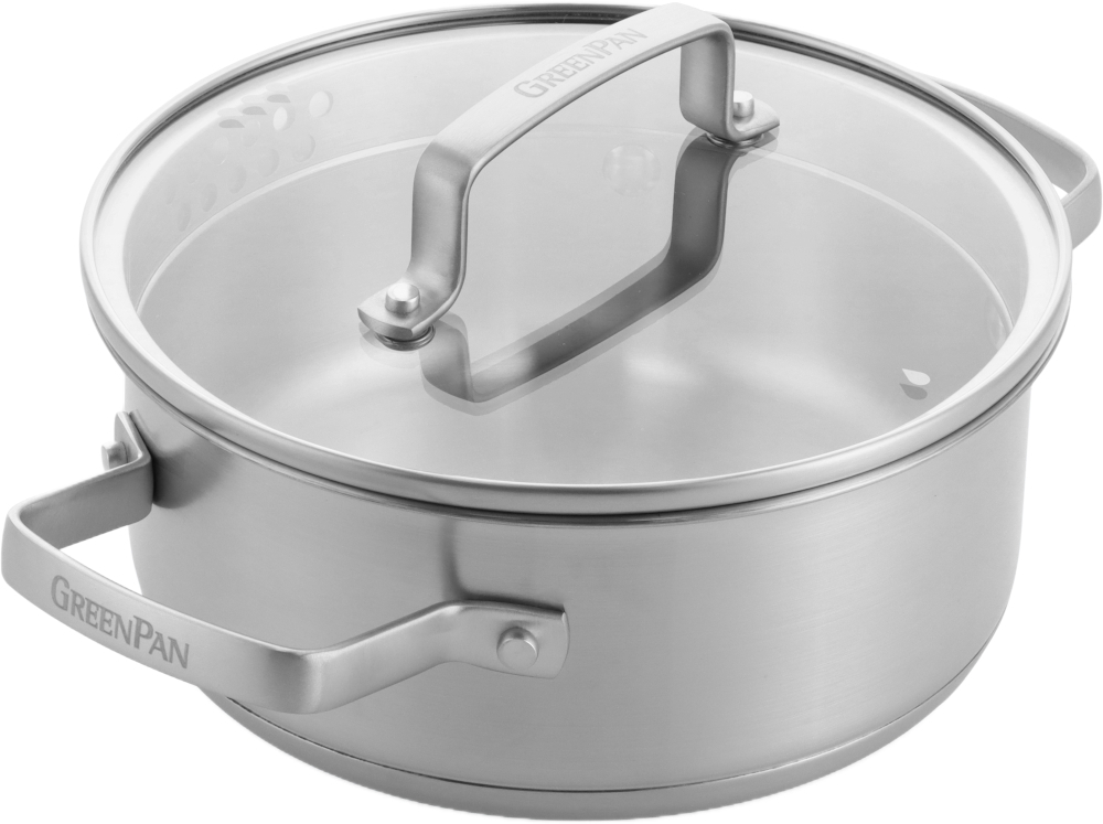 Кастрюля с крышкой GreenPan Chef's Collection, 20 см, 3 л (CC007730-001) фото1