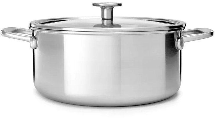 Каструля з кришкою KitchenAid MSS, 20 см, 3,1 л (CC003259-001) фото1