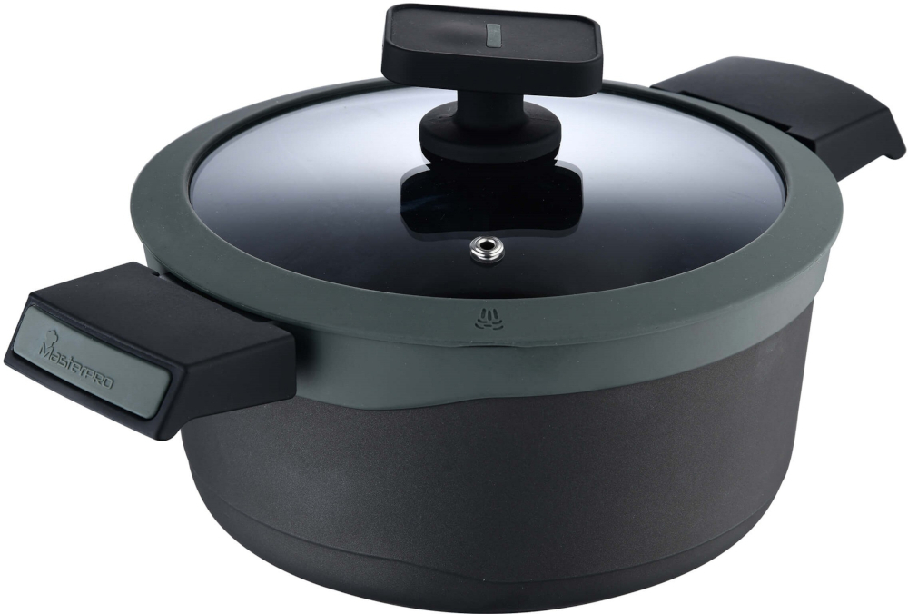 Каструля з кришкою MasterPro Gastro reeco, 7,2 л (BGMP-8108) фото1