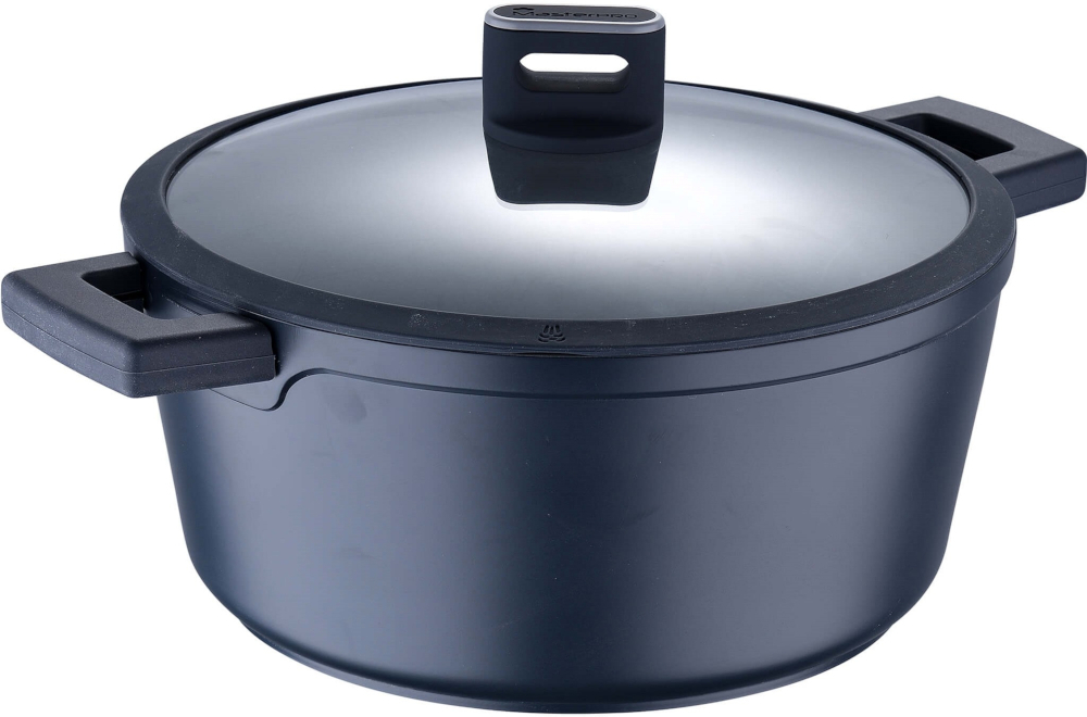 Каструля з кришкою MasterPro Indigo, 28 см, 3 л (BGMP-7980) фото1