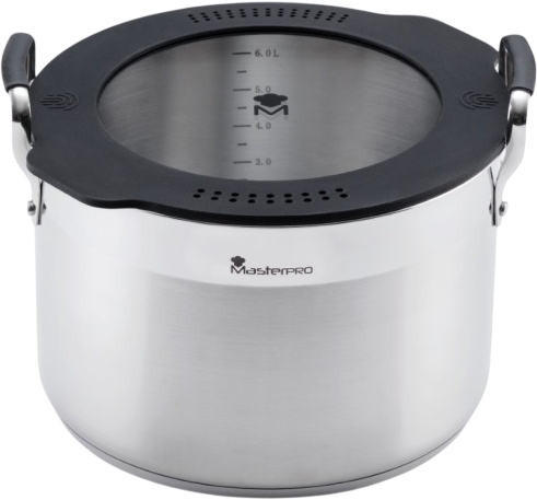 Каструля з кришкою MasterPro Smart, 24 см, 7,21 л (BGEU-3779) фото1