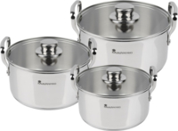Набор кастрюль с крышками MasterPro Smart, 3,14/6,5/11,6 л, 6 предметов (BGMP-2145)