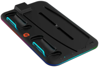 Подставка для PS5 Canyon CS-5 RGB с зарядкой для геймпадов Black (CND-CSPS5B)