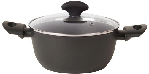 Кастрюля с крышкой TVS Diamante Induction 24 см, 3,5 л (DP480243310001C) фото1