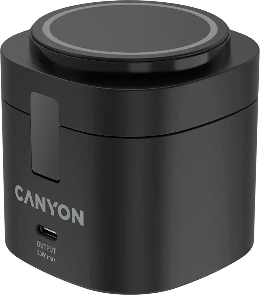 Беспроводное зарядное устройство Canyon OnCharge 405 4-в-1 Black (CNS-WCS405B) фото1