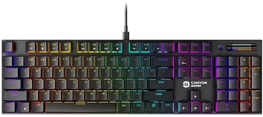 Игровая клавиатура Canyon Cometstrike GK-55 EN Wired Black (CND-SKB55-US) фото1