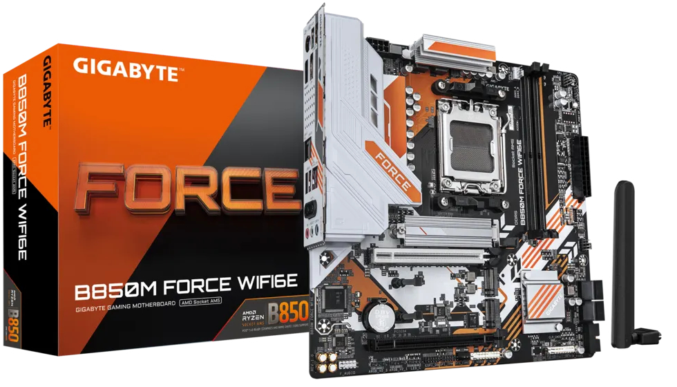 Материнcкая плата GIGABYTE AMD B850 (B850M_FORCE_WIFI6E)