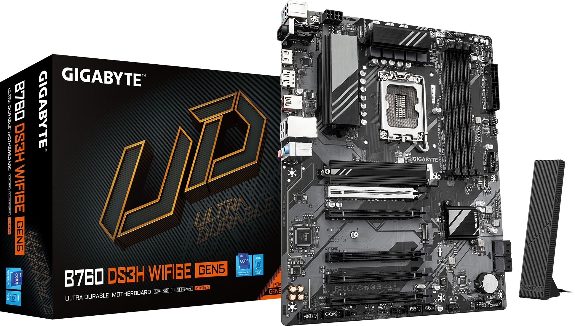 Материнcкая плата GIGABYTE Intel B760 (B760_DS3H_WIFI6E_GEN5) фото1