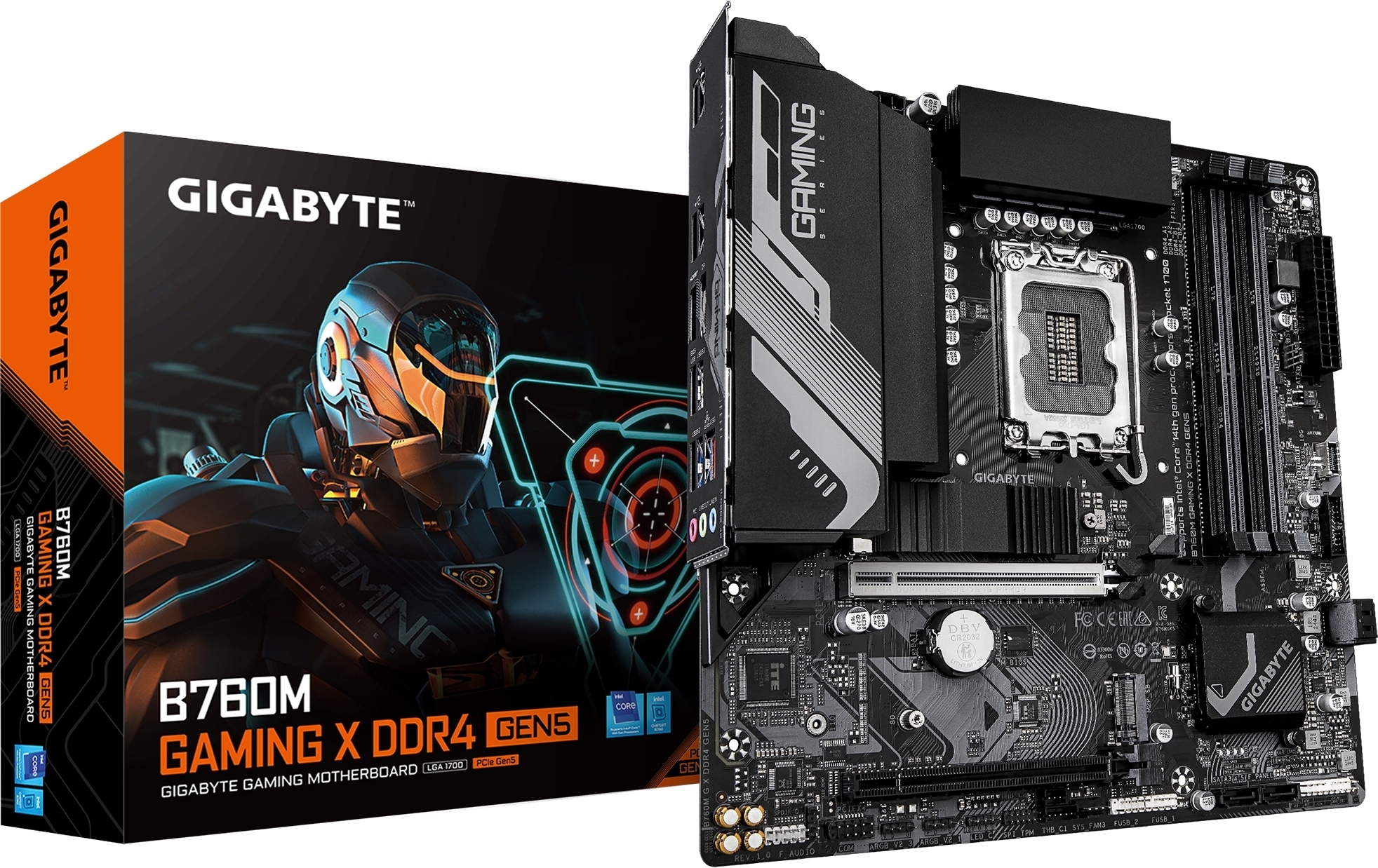 Материнcкая плата GIGABYTE Intel B760 (B760M_GAMING_X_DDR4_GEN5) фото1