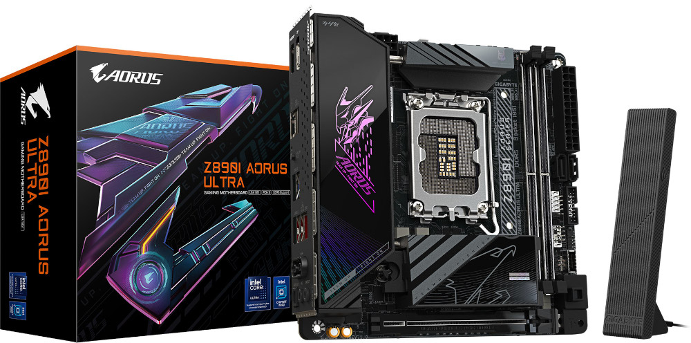 Материнська плата GIGABYTE Intel Z890 (Z890I_AORUS_ULTRA) фото1