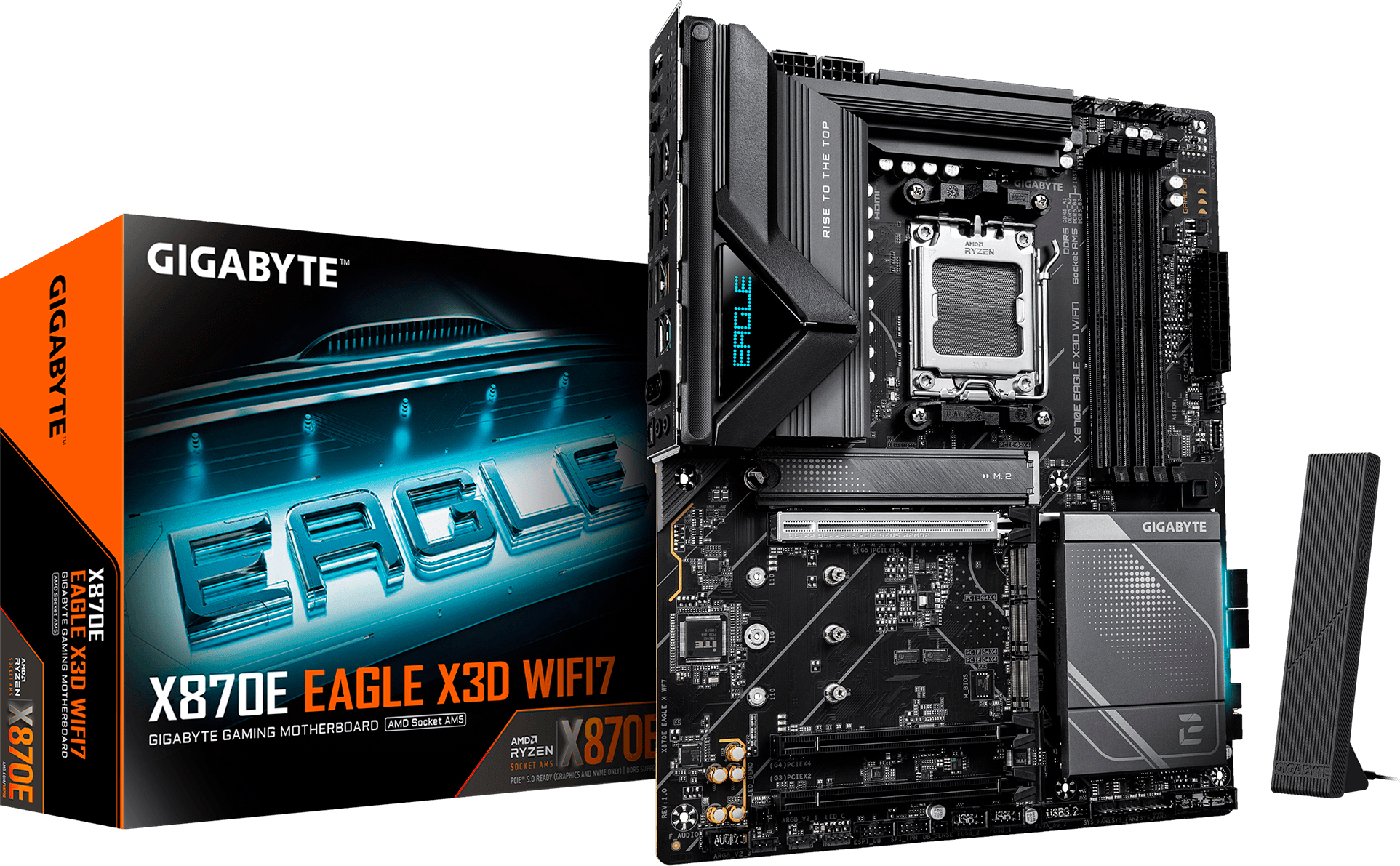 Материнcкая плата GIGABYTE AMD X870E (X870E_EAGLE_X3D_WIFI7) фото1