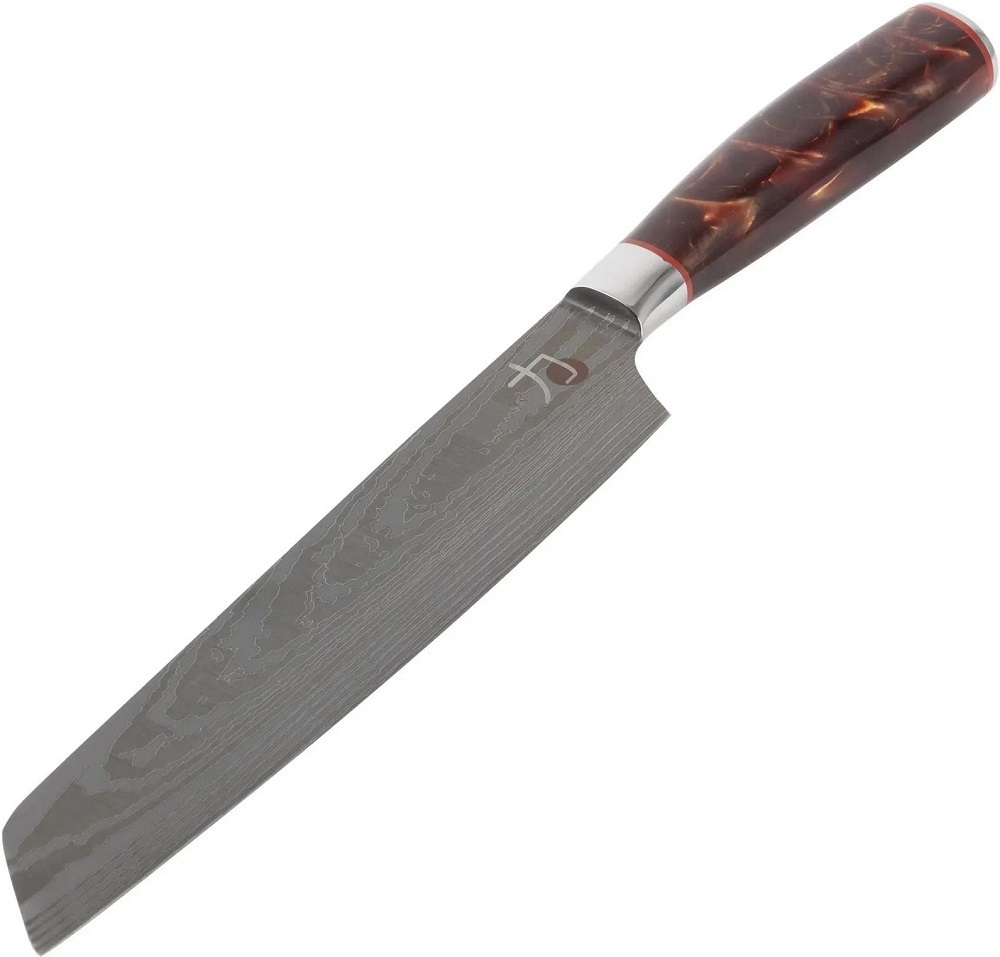 Нож кухонный накири MasterPro Tetsu, коричневый, 20 см (BGMP-4127-BR) фото1