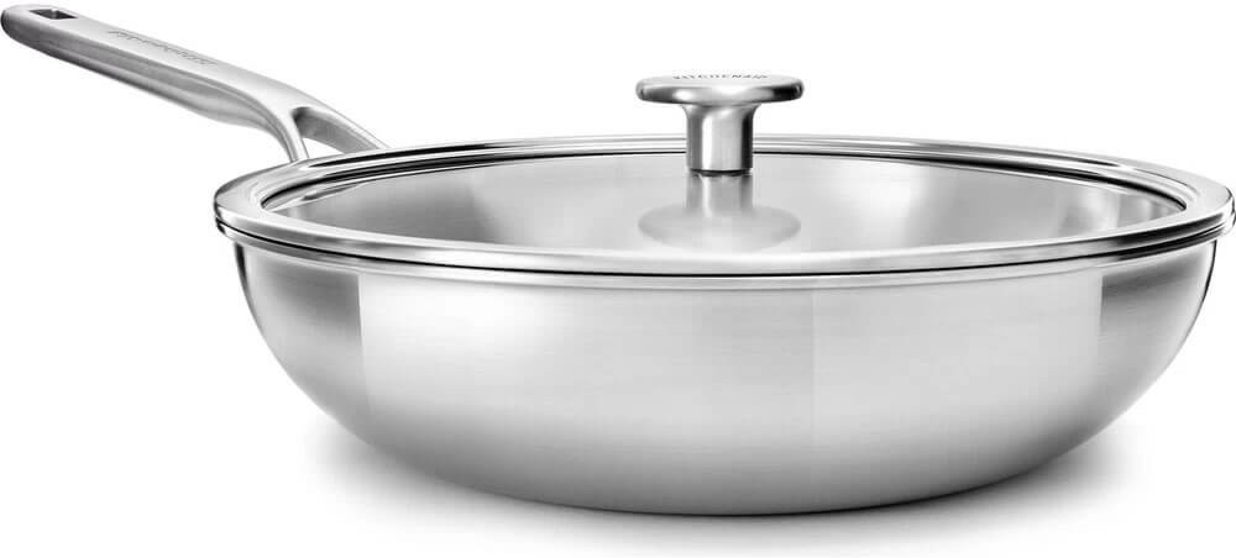 Сковорода Вок с крышкой KitchenAid MSS, 28 см, 3,5 л (CC003254-001) фото1