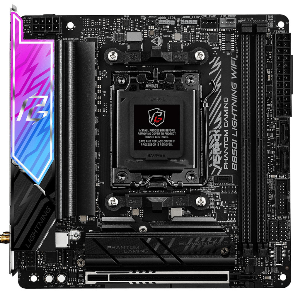 Материнcкая плата ASRock B850I LIGHTNING WIFI (B850I_LIGHTNING_WIFI) фото1