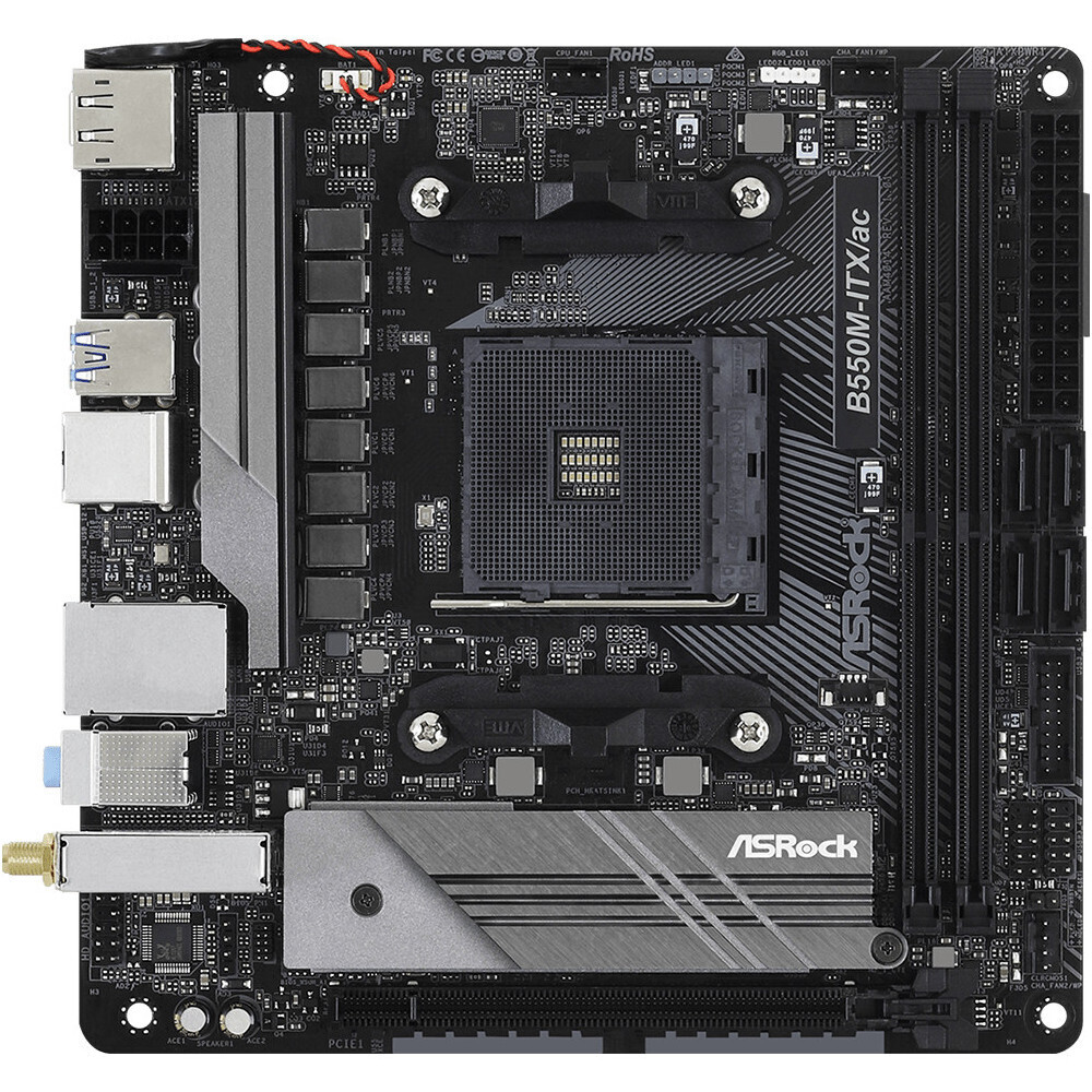 Материнcкая плата ASRock B550M-ITX/AC (B550M-ITX/AC) фото1