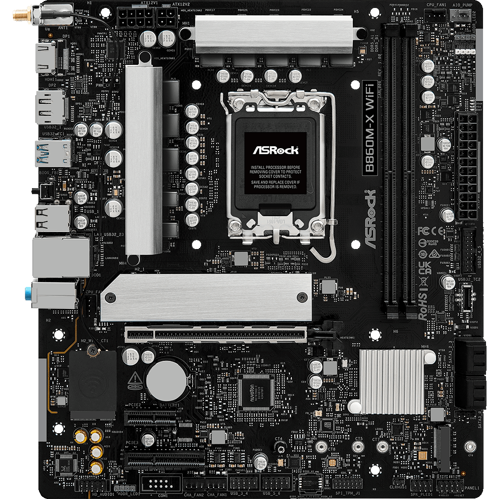 Материнcкая плата ASRock B860M-X WIFI (B860M-X WIFI) фото1