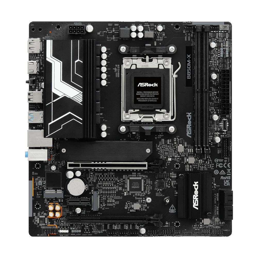 Материнcкая плата ASRock B850M-X R2.0 (B850M-X_R2.0) фото1
