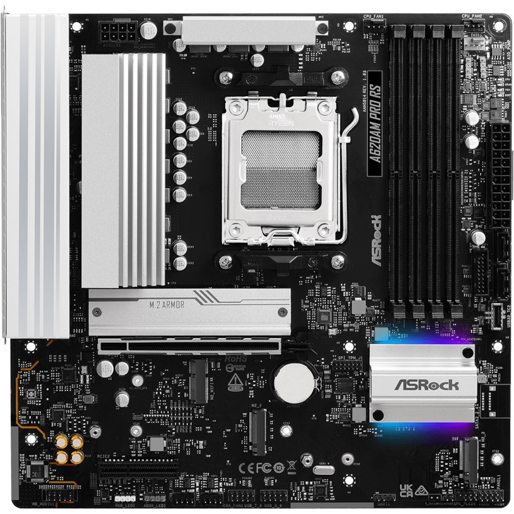 Материнcкая плата ASRock A620AM PRO RS (A620AM_PRO_RS) фото1