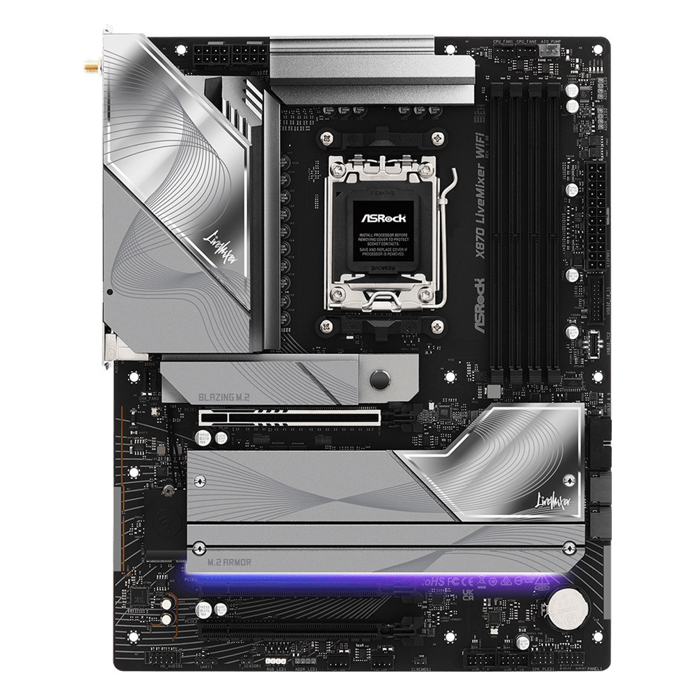 Материнcкая плата ASRock X870 LIVEMIXER WIFI (X870_LIVEMIXER_WIFI) фото1