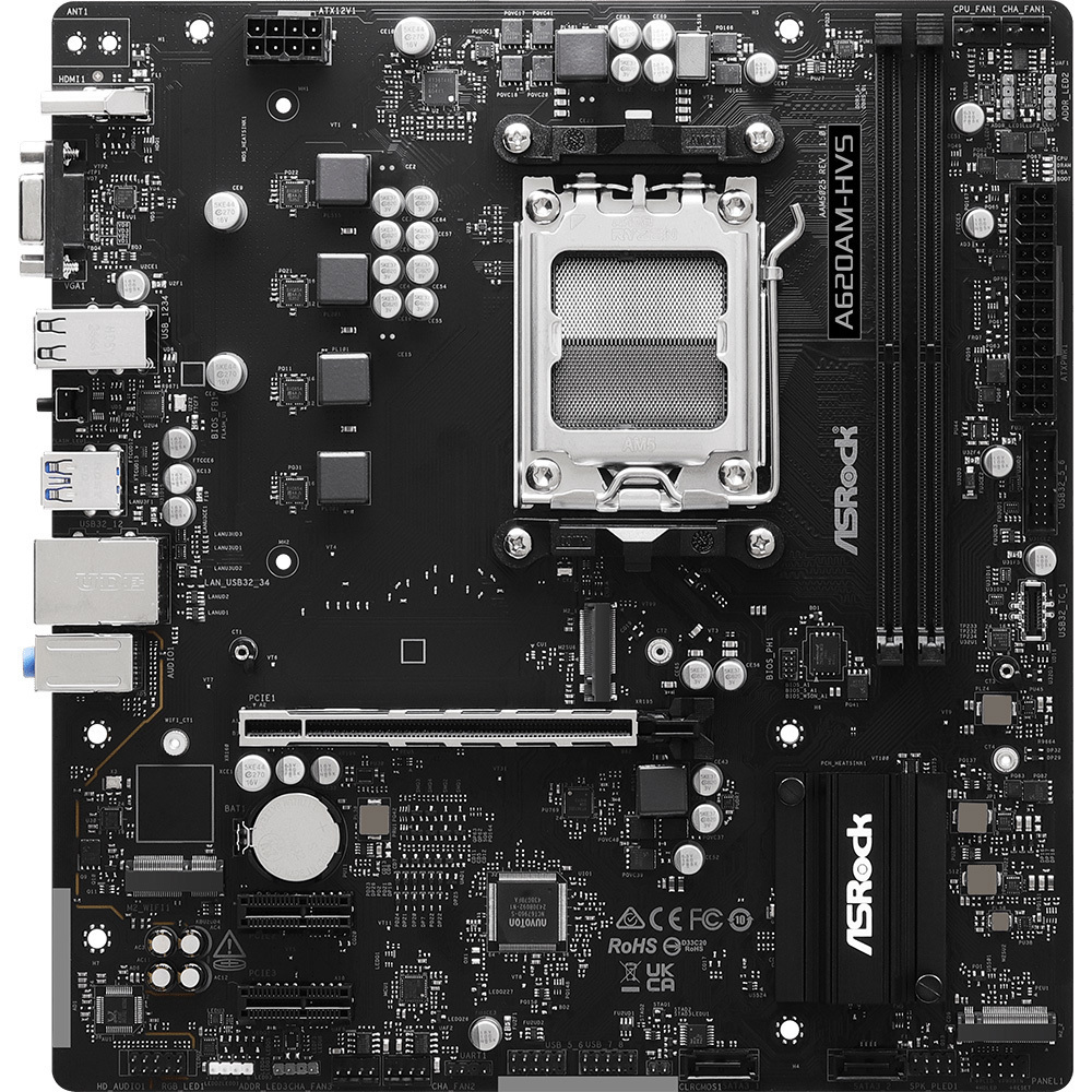 Материнcкая плата ASRock A620AM-HVS (A620AM-HVS) фото1