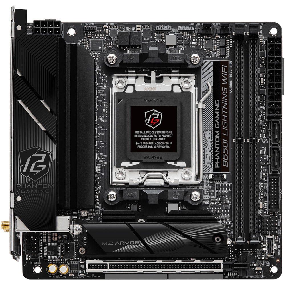 Материнcкая плата ASRock B650I LIGHTNING WIFI (B650I_LIGHTNING_WIFI) фото1