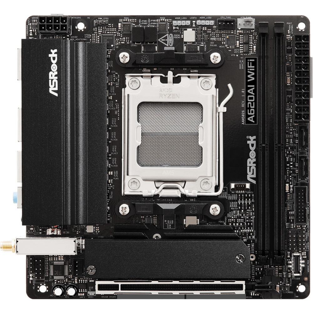 Материнcкая плата ASRock A620AI WIFI (A620AI_WIFI) фото1