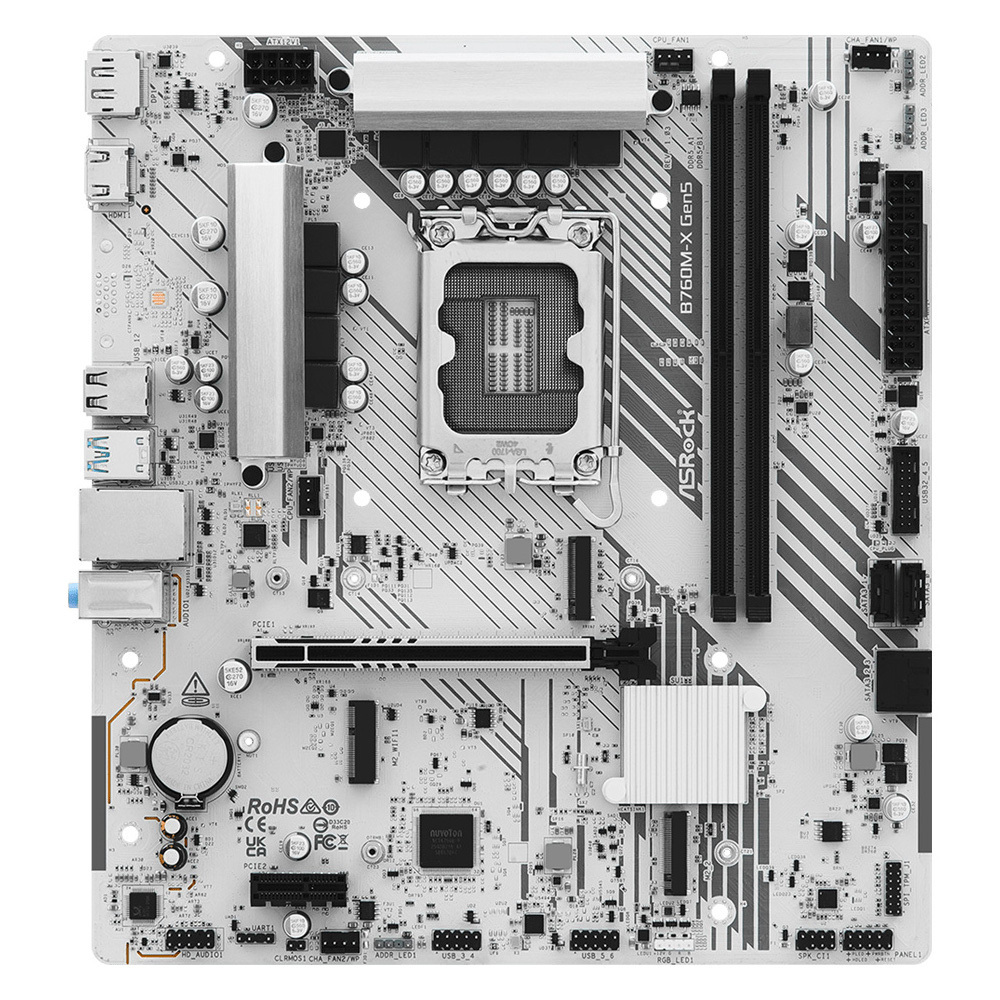 Материнcкая плата ASRock B760M-X GEN5 (B760M-X_GEN5) фото1