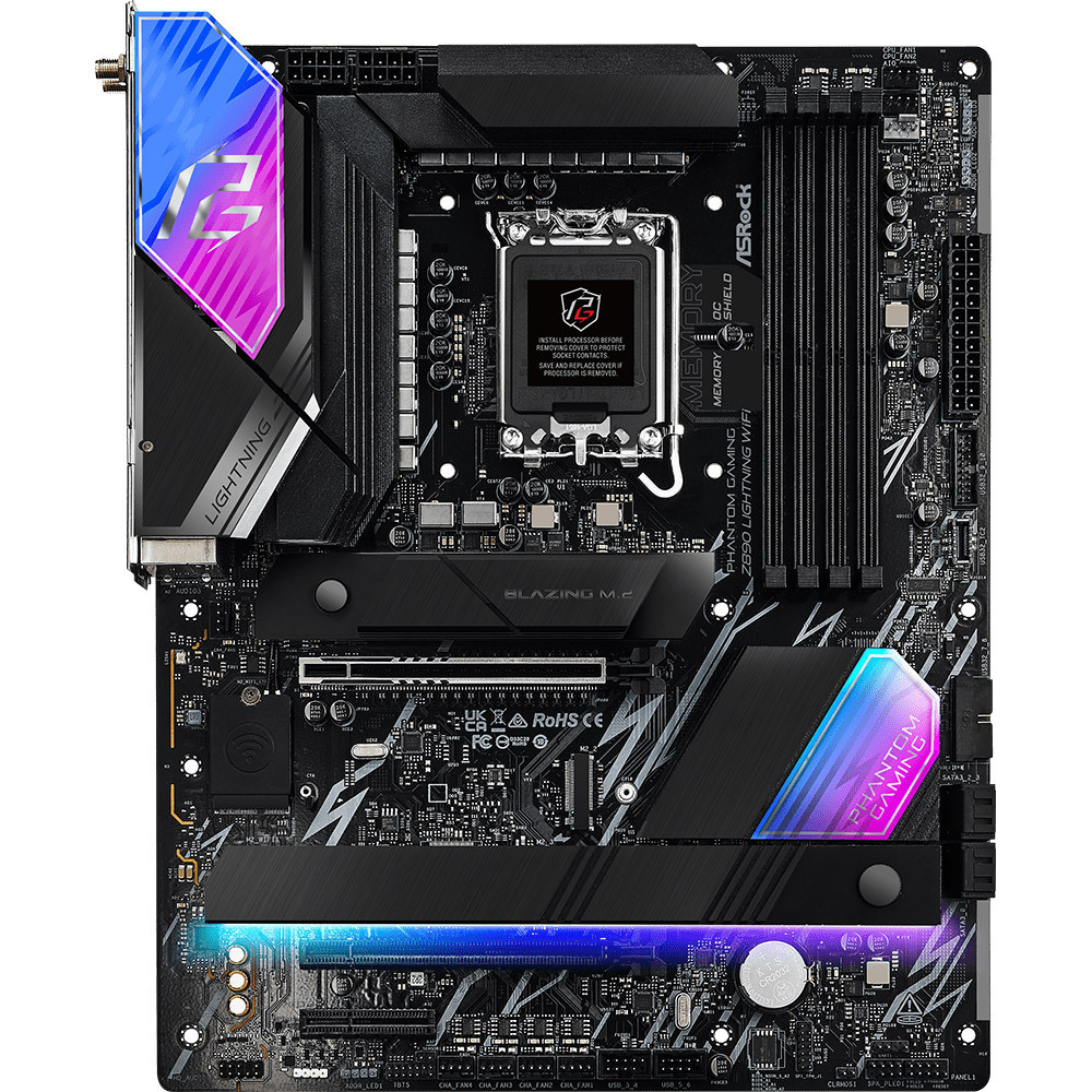 Материнcкая плата ASRock Z890 LIGHTNING WIFI (Z890_LIGHTNING_WIFI) фото1