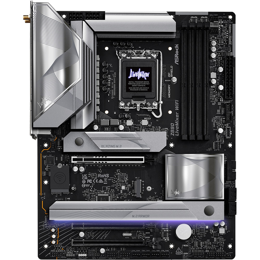 Материнcька плата ASRock Z890 LIVEMIXER WIFI (Z890_LIVEMIXER_WIFI) фото1